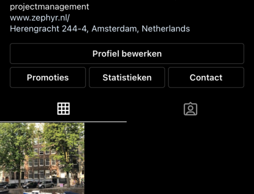 Zephyr Real Estate nu ook te volgen op Instagram